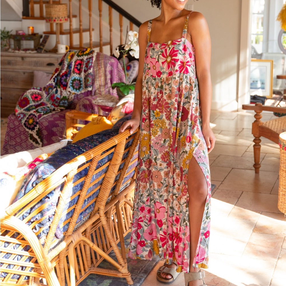 NWT Natural Life Floral Maxi Dress
